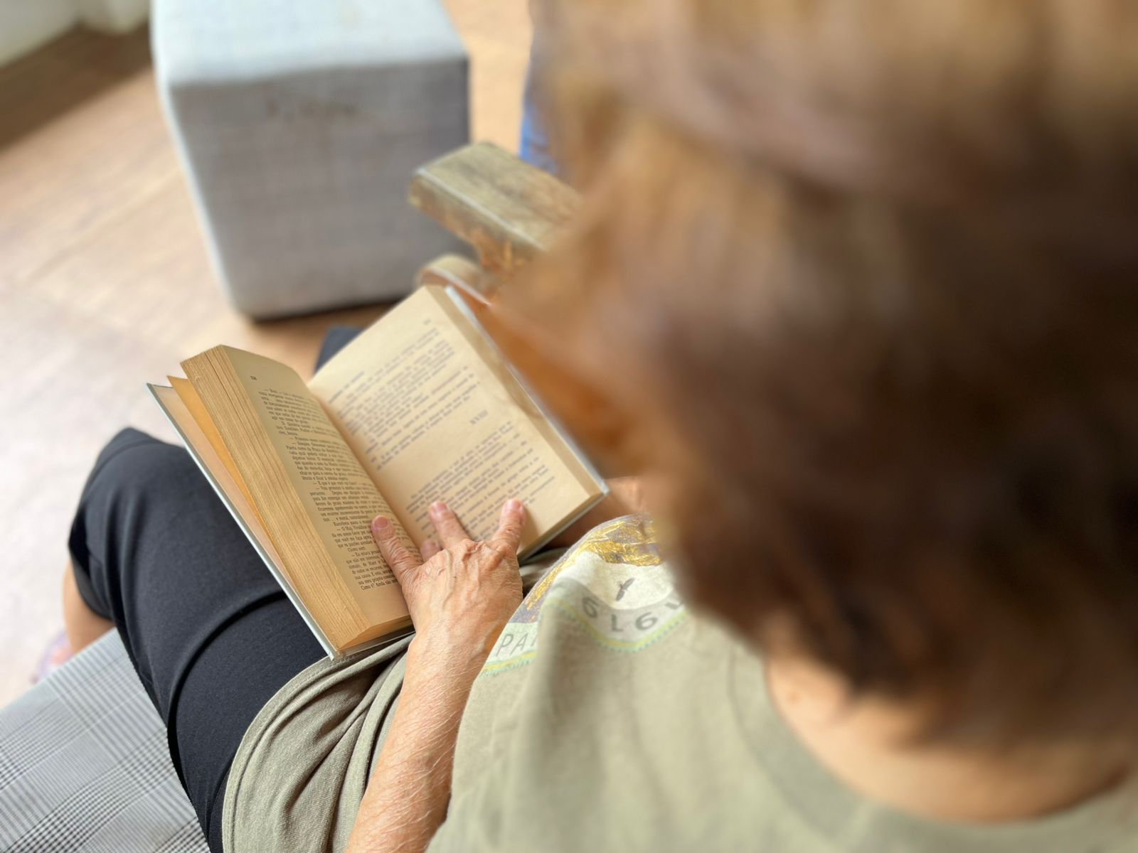 Leitura na terceira idade 